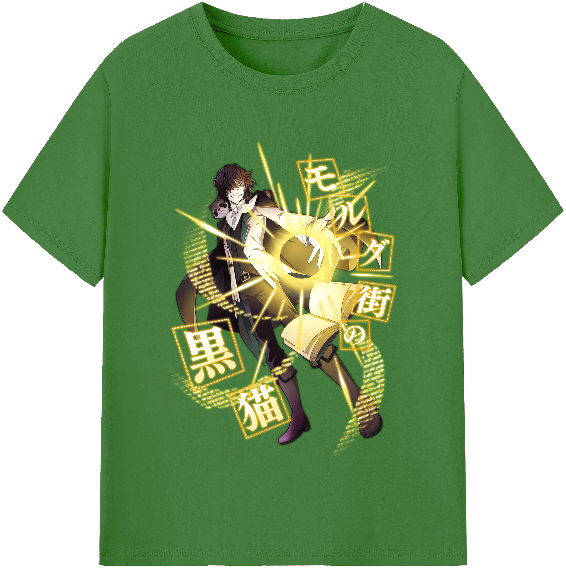 （画像用） 文豪ストレイドッグス Bungo Stray Dogs レディースカジュアルプリントTシャツ（綿100％）